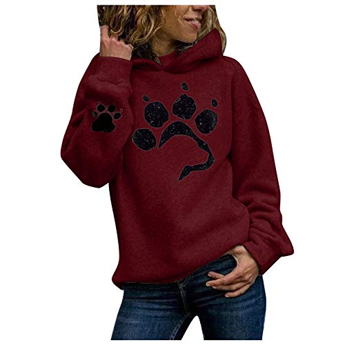 Damen Sweatshirt Beste Freunde Pullover Damen Kapuzenpullover Damen Langarmshirts Herbst Winter Langarm für Frauen mit Motiv Hemd Lässiger mit Kapuze und dünnem Fleecepullover mit Kapuze und Damen von Higlles