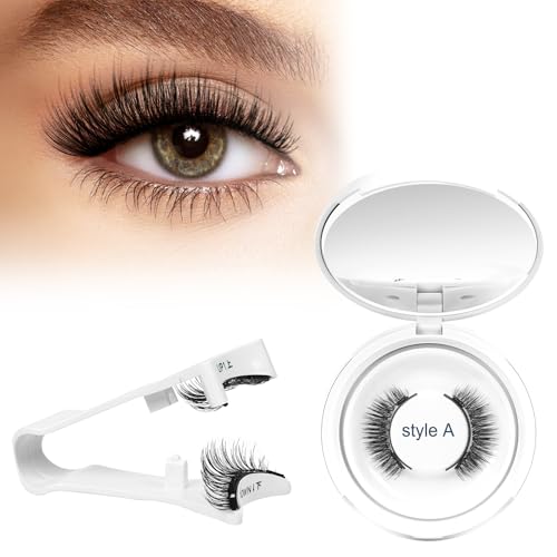 Higu clace Magnetische Wimpern,Magnet Wimpern Ohne Eyeliner,Magnetische Wimpern mit Applikator,Wimpern Magnetisch Natürlicher Look,Kein Kleber erforderlich Wimpern Magnetic(ZZ-A) von Higu clace