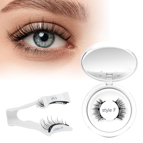 Higu clace Magnetische Wimpern,Magnet Wimpern Ohne Eyeliner,Magnetische Wimpern mit Applikator,Wimpern Magnetisch Natürlicher Look,Kein Kleber erforderlich Wimpern Magnetic(SET-2F) von Higu clace