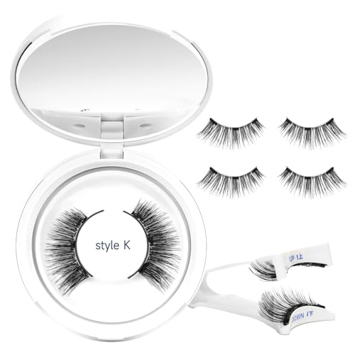 Higu clace Magnetische Wimpern,Magnet Wimpern Ohne Eyeliner,Magnetische Wimpern mit Applikator,Wimpern Magnetisch Natürlicher Look,Kein Kleber erforderlich Wimpern Magnetic(2K) von Higu clace