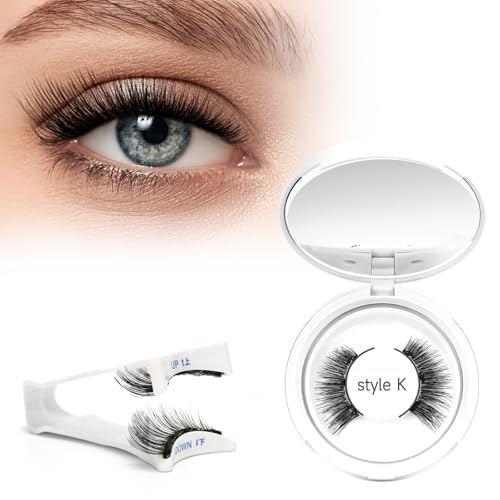 Higu clace Magnetische Wimpern,Magnet Wimpern Ohne Eyeliner,Magnetische Wimpern mit Applikator,Wimpern Magnetisch Natürlicher Look,Kein Kleber erforderlich Wimpern Magnetic(SET-K2) von Higu clace