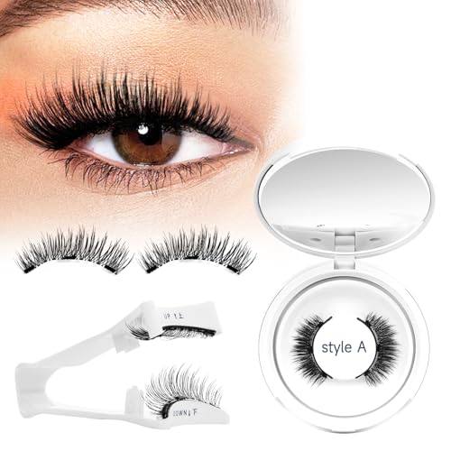 Higu clace Magnetische Wimpern,Magnet Wimpern Ohne Eyeliner,Magnetische Wimpern mit Applikator,Wimpern Magnetisch Natürlicher Look,Kein Kleber erforderlich Wimpern Magnetic(SET-2A) von Higu clace