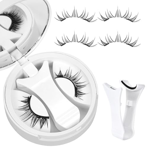 Higu clace Magnetische Wimpern,Magnet Wimpern Ohne Eyeliner,Magnetische Wimpern mit Applikator,Wimpern Magnetisch Natürlicher Look,Kein Kleber erforderlich Wimpern Magnetic,Wiederverwendbare （Stil A) von Higu clace