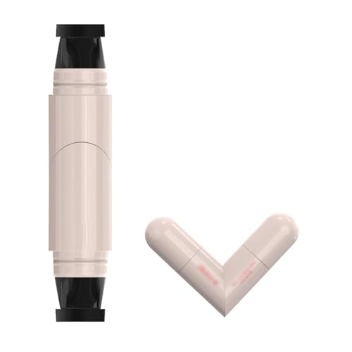 Integrierter rotierender Eyeliner-Stempel-Stift, Präzisions-Eyeliner-Stempel, doppelköpfiger flüssiger Eyeliner-Stift mit Wischschutz, Wasserfester ganztägiger Liner Makeup Winged Eyeliner (Schwarz) Integrierter rotierender Eyeliner-Stempel-Stift, Präzisions-Eyeliner-Stempel, doppelköpfiger flüssiger Eyeliner-Stift mit Wischschutz, Wasserfester ganztägiger Liner Makeup Winged Eyeliner (Schwarz) von Hikaka