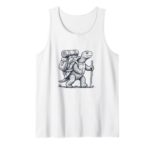 Wanderschildkröte, Rucksackreisen, Tier, Herren, Damen, Kinder, lustig Tank Top Wanderschildkröte, Rucksackreisen, Tier, Herren, Damen, Kinder, lustig Tank Top von Hiking Funny Slow and Steady Designs