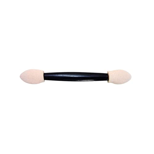 50 Pack Lidschattenbürsten Einweg Einweg Dual Side Lidschatten Bürstenschwamm Spipps ovaler Make up Applikator Make up Pinsel, Make up Bürsten von Hilai