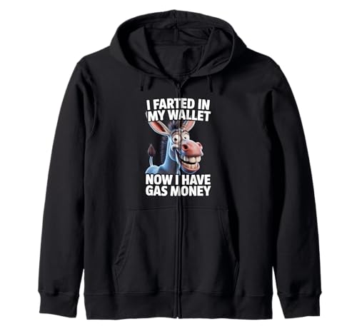 Lustiger Esel Spruch Humorvoll Gas Geldb RSE Witz Damen Herren Kapuzenjacke Lustiger Esel Spruch Humorvoll Gas Geldb RSE Witz Damen Herren Kapuzenjacke von Hilarious Animal Fart Comedy Cartoon Meme Dad Mom