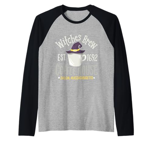 Lustige Halloween-Party Damen Hexen brauen Kaffeehaus Frauen Raglan Lustige Halloween-Party Damen Hexen brauen Kaffeehaus Frauen Raglan von Hilarious Halloween Party Outfits