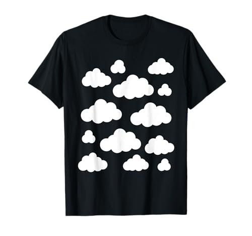 Süßes Halloween-Kostüm für Kinder, weiße Wolken T-Shirt Süßes Halloween-Kostüm für Kinder, weiße Wolken T-Shirt von Hilarious Halloween Party Outfits