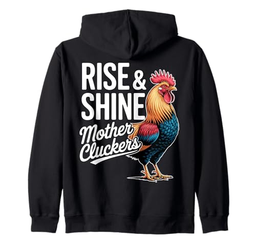 Rise and Shine Mother Cluckers Lustiger Hahn für Damen und Herren Kapuzenjacke Rise and Shine Mother Cluckers Lustiger Hahn für Damen und Herren Kapuzenjacke von Hilarious Morning Chicken Humor Gifts for Adults