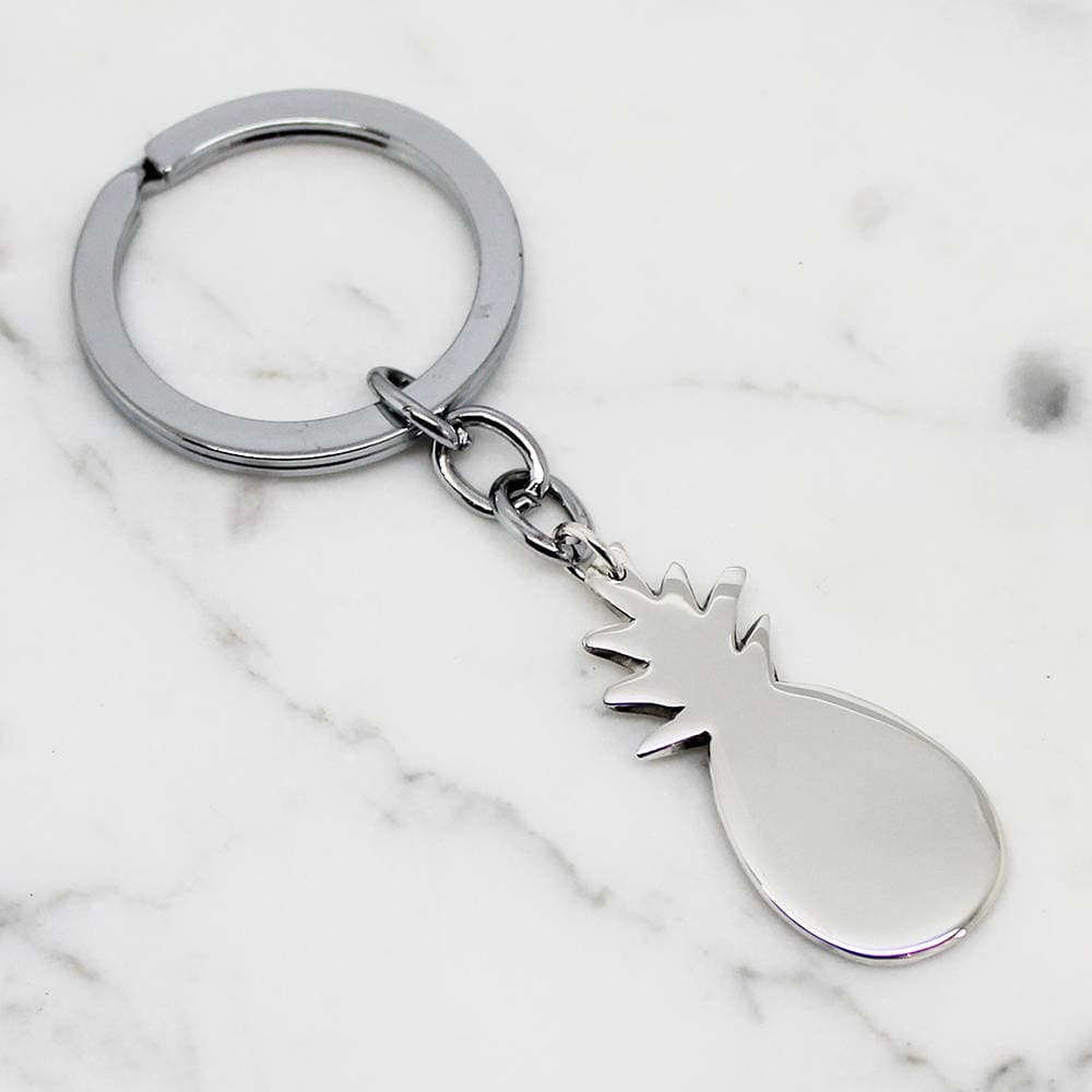 Ananas Sterling Silber Schlüsselanhänger, Ananas, Splitter Geschenke Ananas Sterling Silber Schlüsselanhänger, Ananas, Splitter Geschenke von HilaryandJune