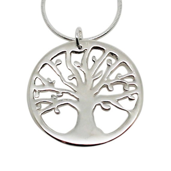 Baum Des Lebens Halskette, Anhänger, Silber Baum, Sterling Silberbaum, Silberbaum Baum Des Lebens Halskette, Anhänger, Silber Baum, Sterling Silberbaum, Silberbaum von HilaryandJune