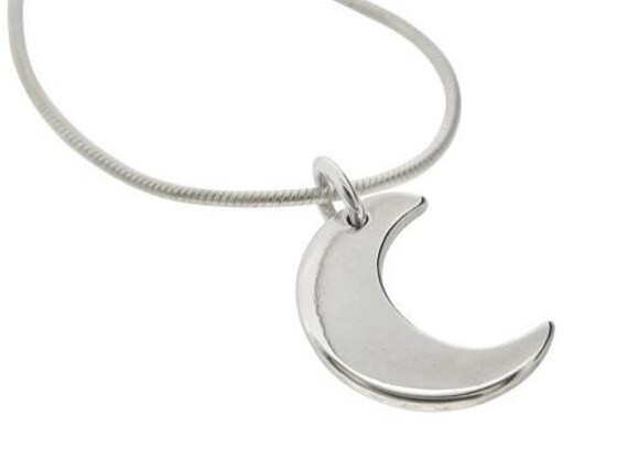 Kleiner Mond Halskette - Sterling Silber Kleiner Mond Halskette - Sterling Silber von HilaryandJune