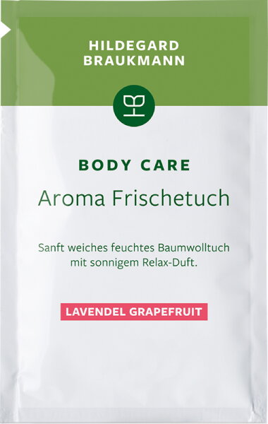 Hildegard Braukmann Body Care Aroma Frischetücher Lavendel Grapefruit 10 Stk. von Hildegard Braukmann