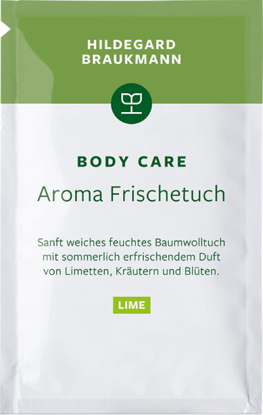 Hildegard Braukmann Body Care Aroma Frischetücher Lime 10 Stk. von Hildegard Braukmann