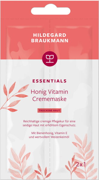 Hildegard Braukmann Essentials Honig Vitamin Crememaske Box 12 Stück von Hildegard Braukmann