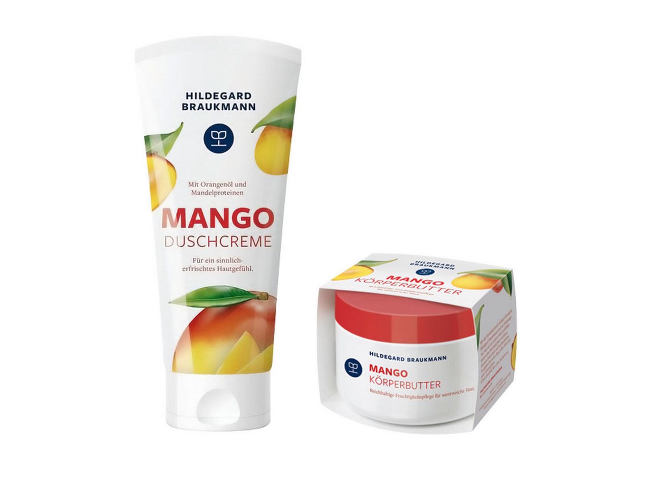 Hildegard Braukmann Körperpflegemittel Bundle Mango Körperbutter + Mango Duschcrme, vegan von Hildegard Braukmann