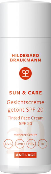 Hildegard Braukmann Sun & Care Anti-Age Gesichts Creme getönt SPF 20 50 ml von Hildegard Braukmann