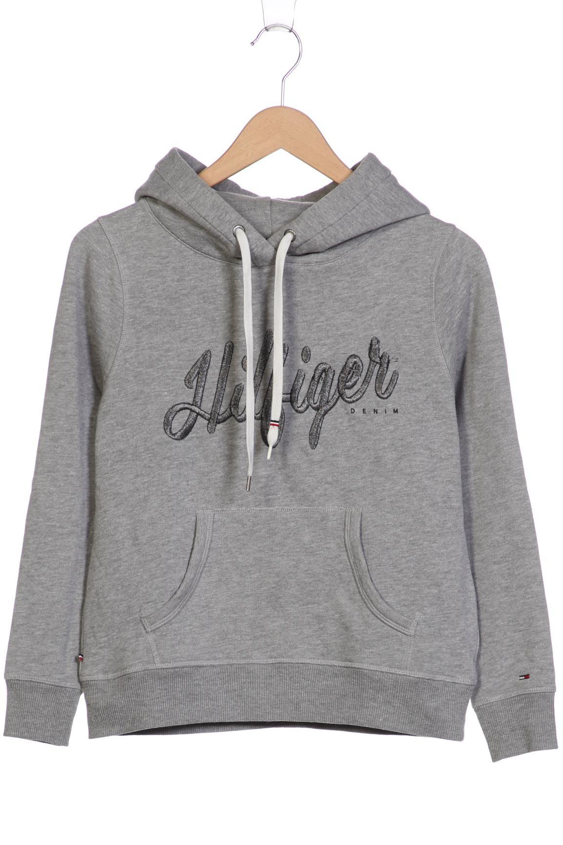 HILFIGER DENIM Damen Kapuzenpullover, grau von Hilfiger Denim