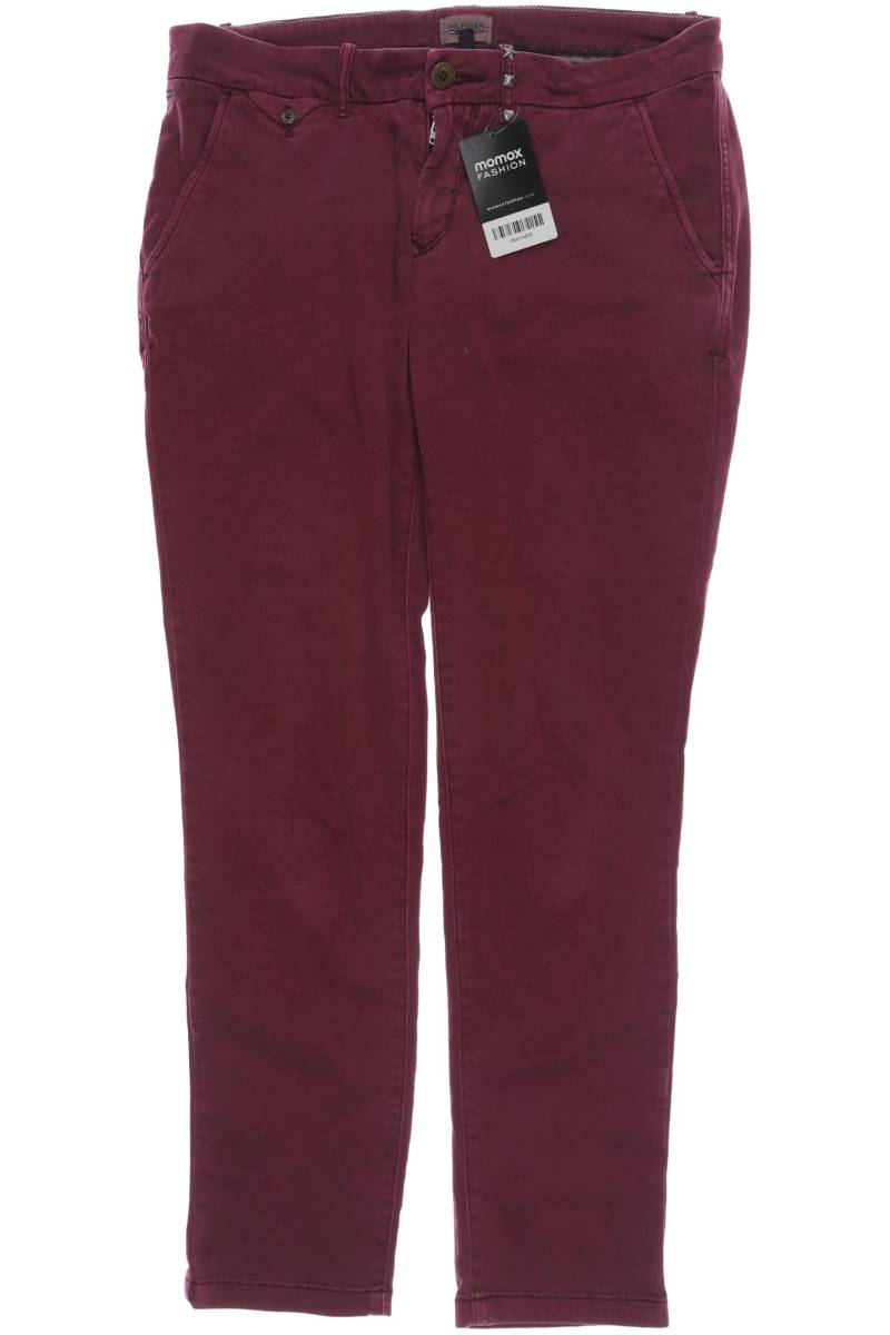 HILFIGER DENIM Damen Stoffhose, bordeaux von Hilfiger Denim