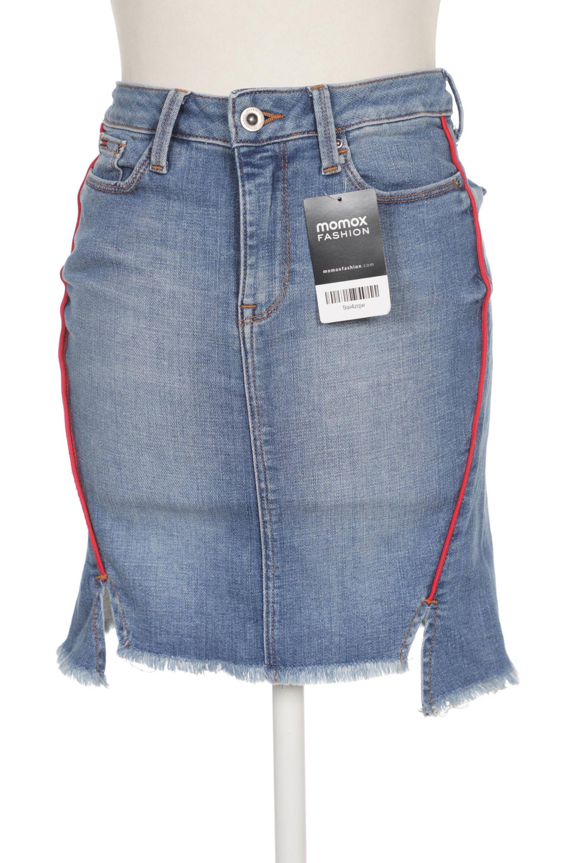 HILFIGER DENIM Damen Rock, blau von Hilfiger Denim