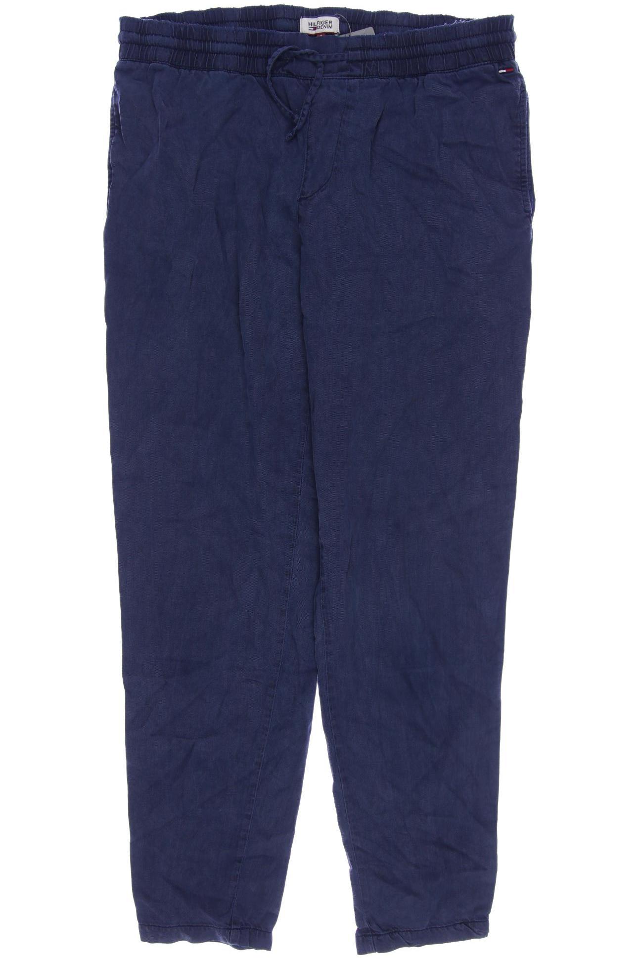 HILFIGER DENIM Damen Stoffhose, blau von Hilfiger Denim