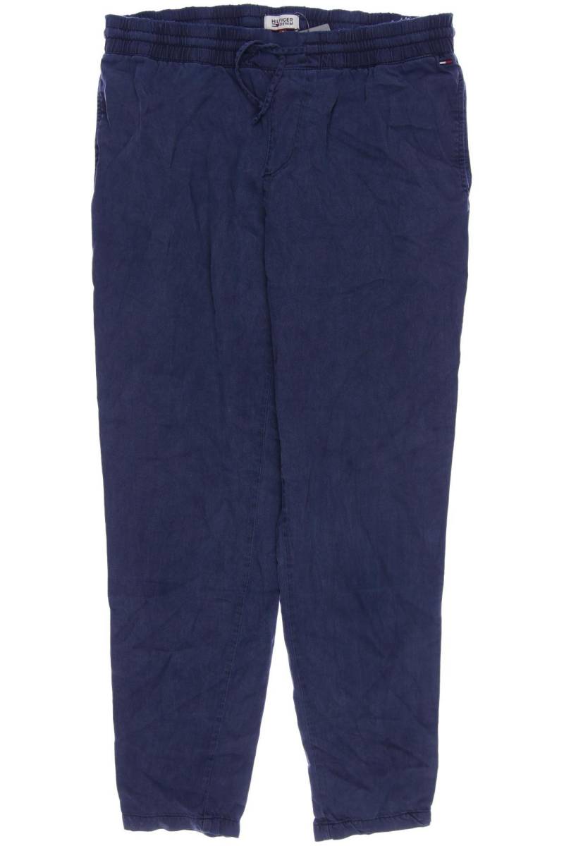 HILFIGER DENIM Damen Stoffhose, blau von Hilfiger Denim