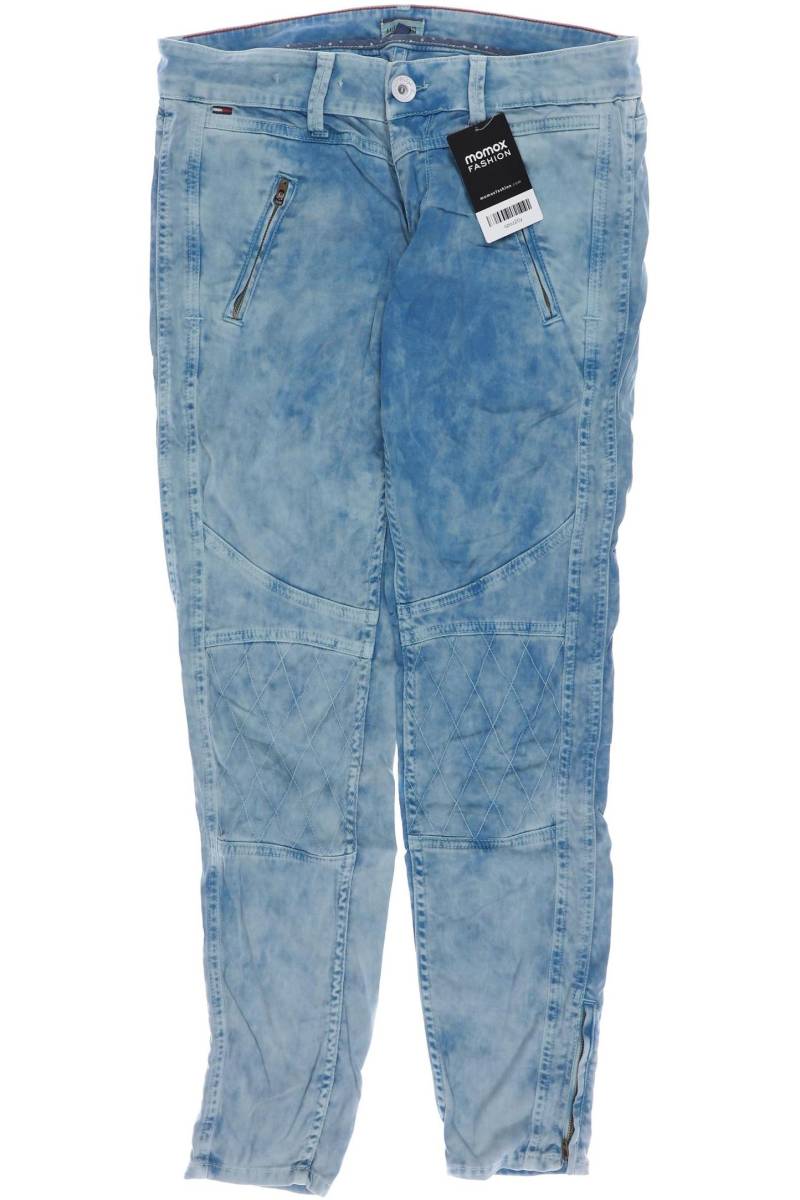 HILFIGER DENIM Damen Stoffhose, blau von Hilfiger Denim