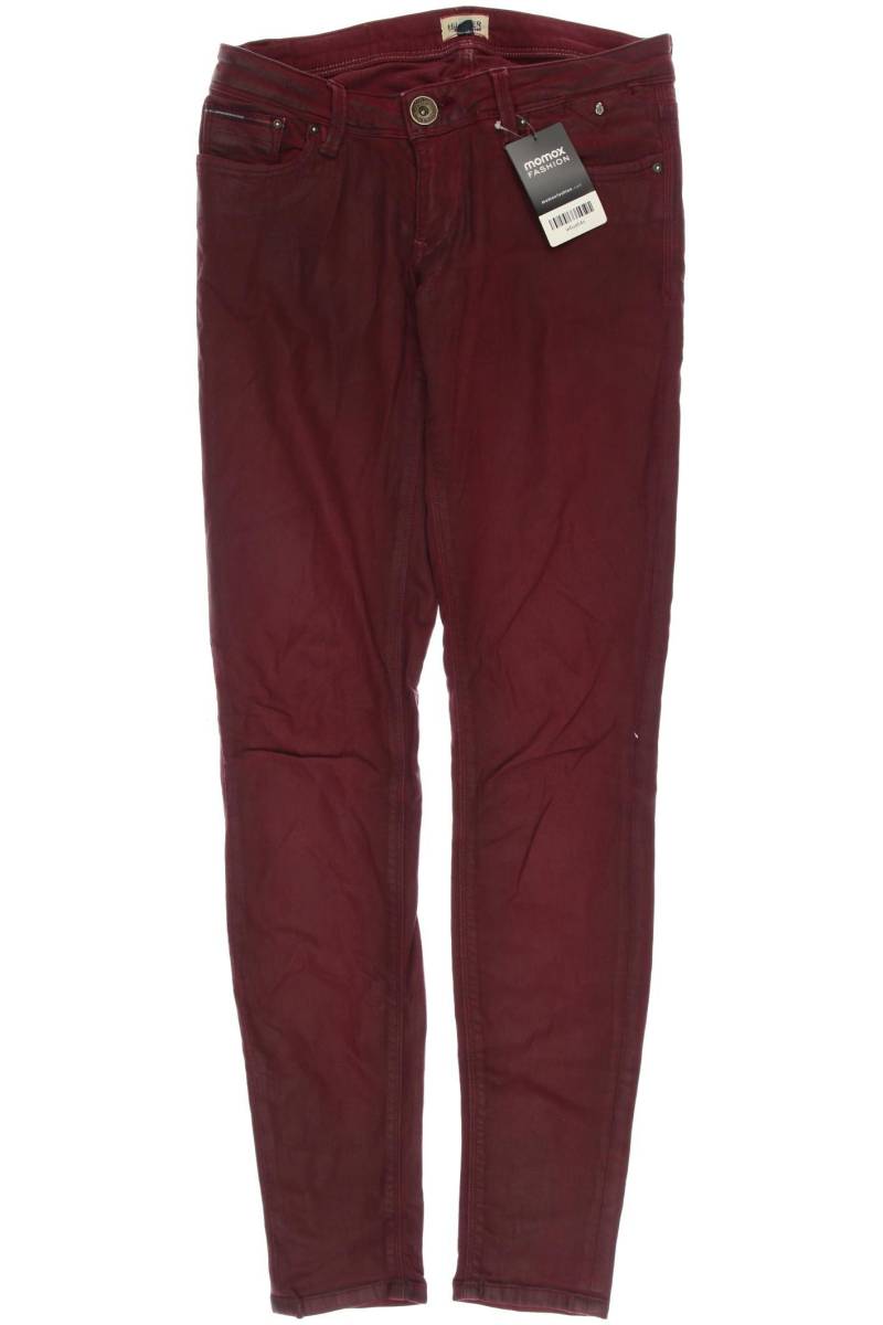 HILFIGER DENIM Damen Stoffhose, bordeaux von Hilfiger Denim