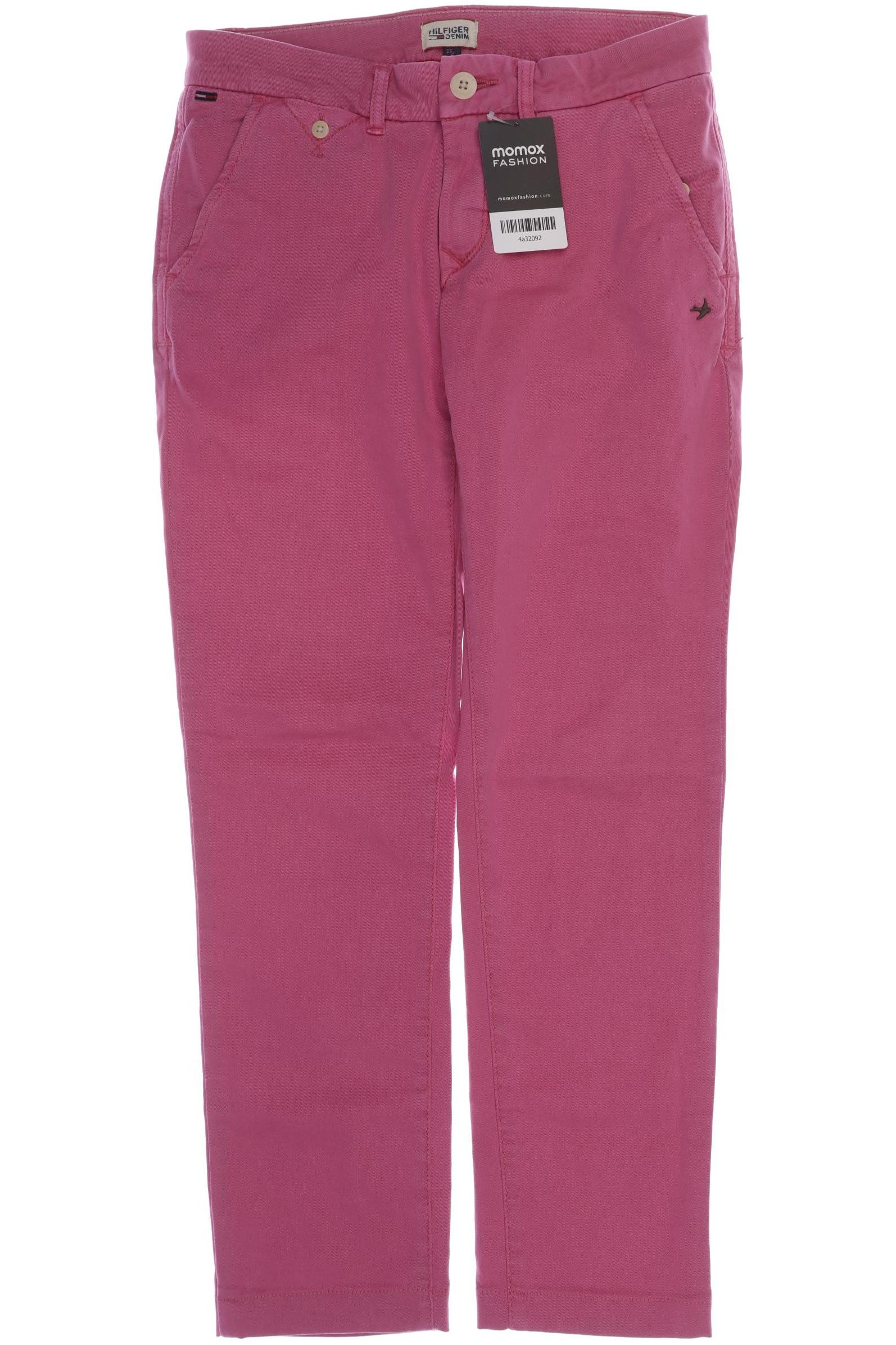 HILFIGER DENIM Damen Stoffhose, pink von Hilfiger Denim