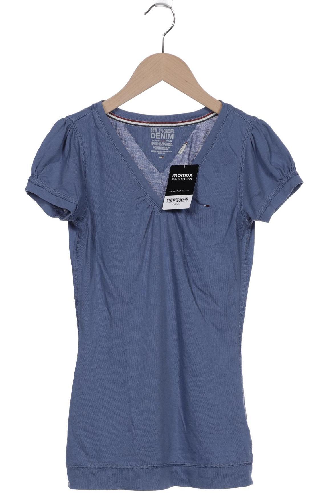 HILFIGER DENIM Damen T-Shirt, blau von Hilfiger Denim