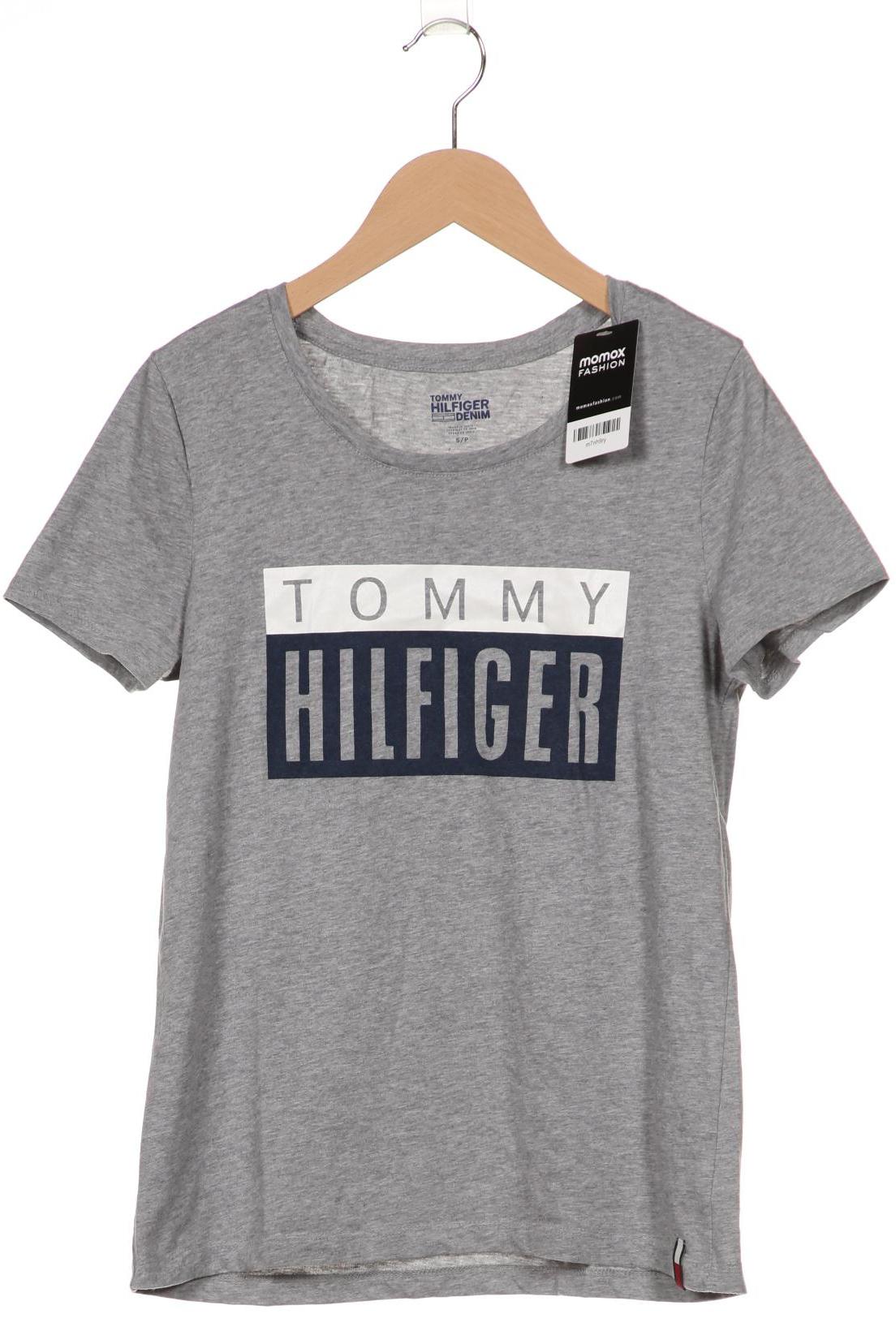 HILFIGER DENIM Damen T-Shirt, grau von Hilfiger Denim