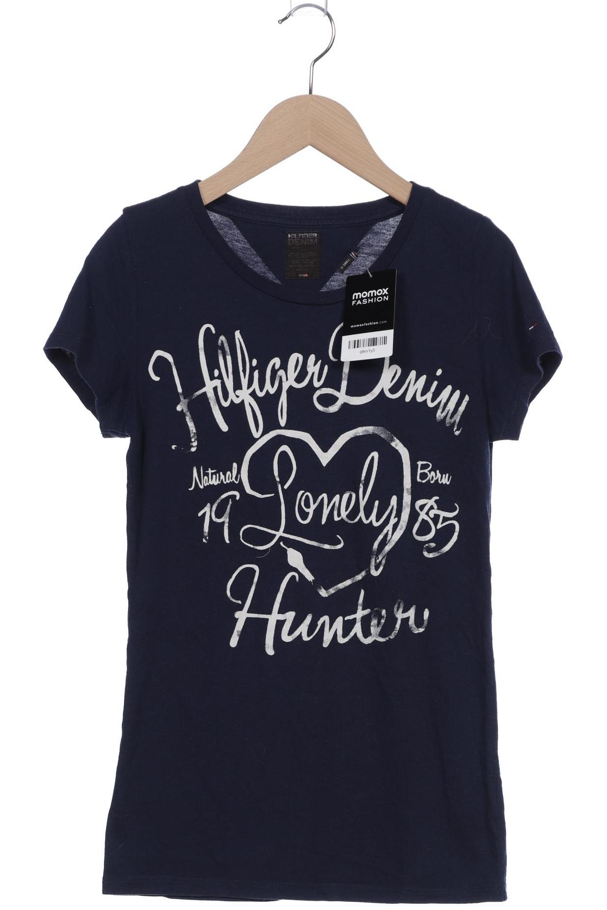 HILFIGER DENIM Damen T-Shirt, marineblau von Hilfiger Denim