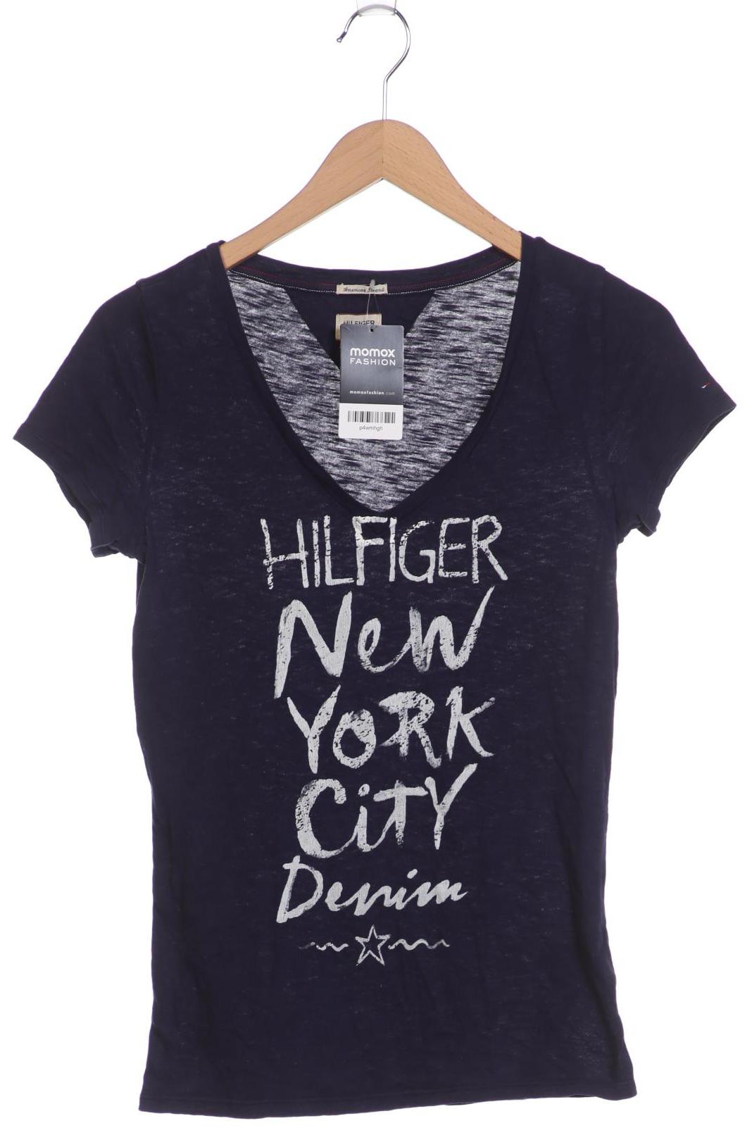 HILFIGER DENIM Damen T-Shirt, marineblau von Hilfiger Denim