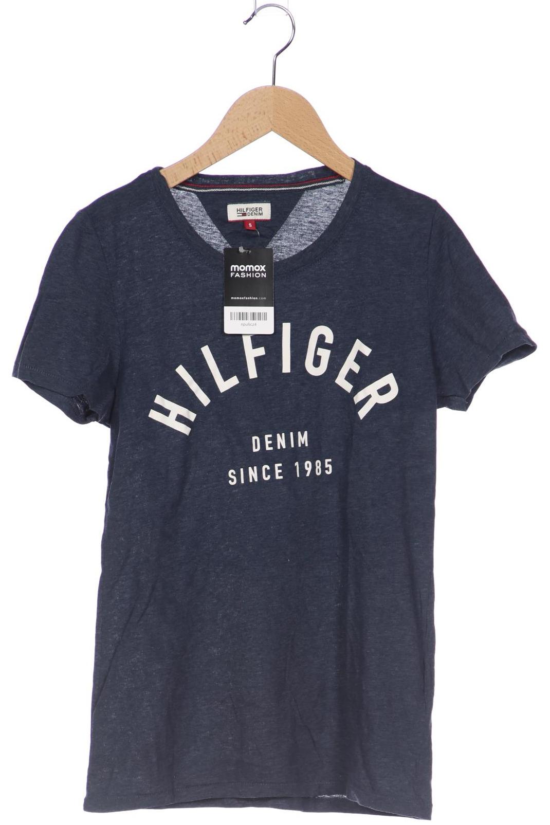 HILFIGER DENIM Damen T-Shirt, marineblau von Hilfiger Denim