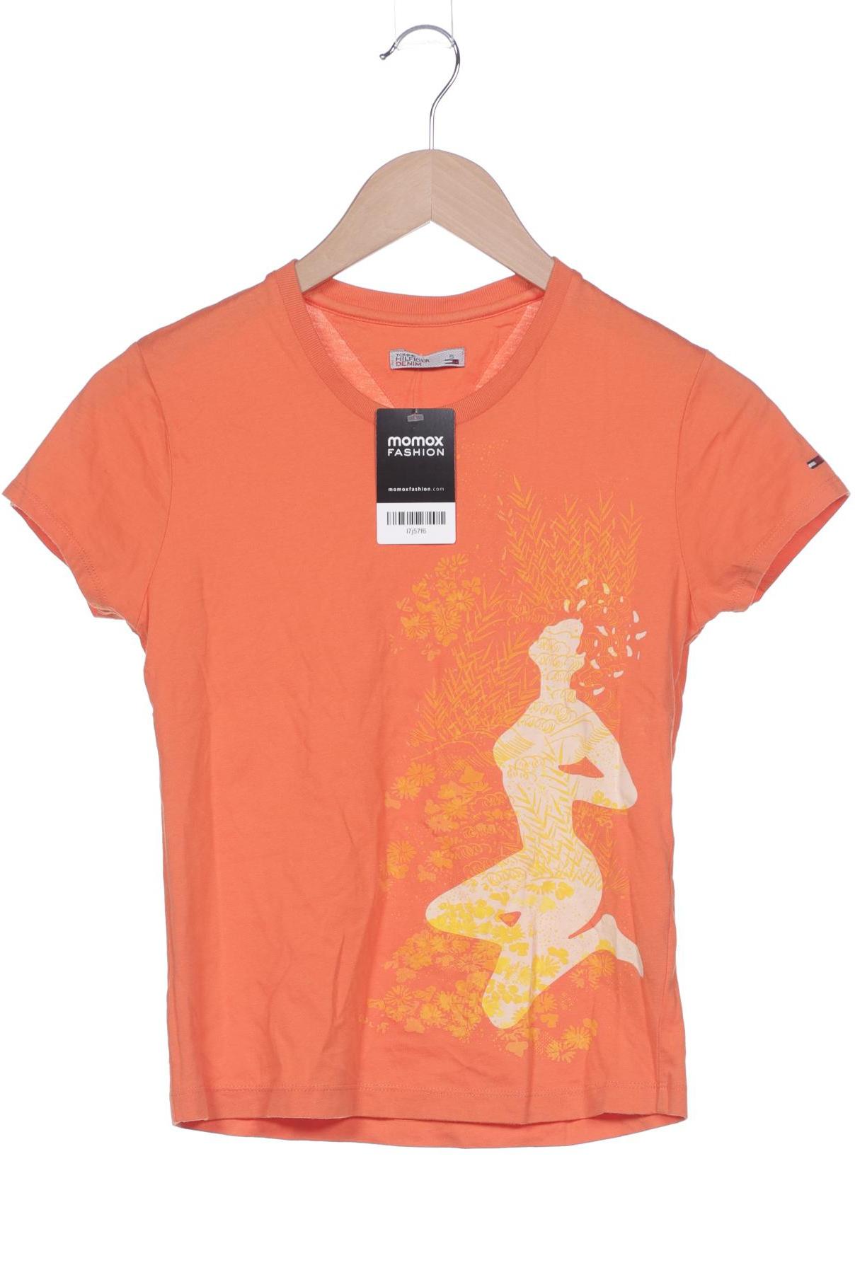 HILFIGER DENIM Damen T-Shirt, orange von Hilfiger Denim
