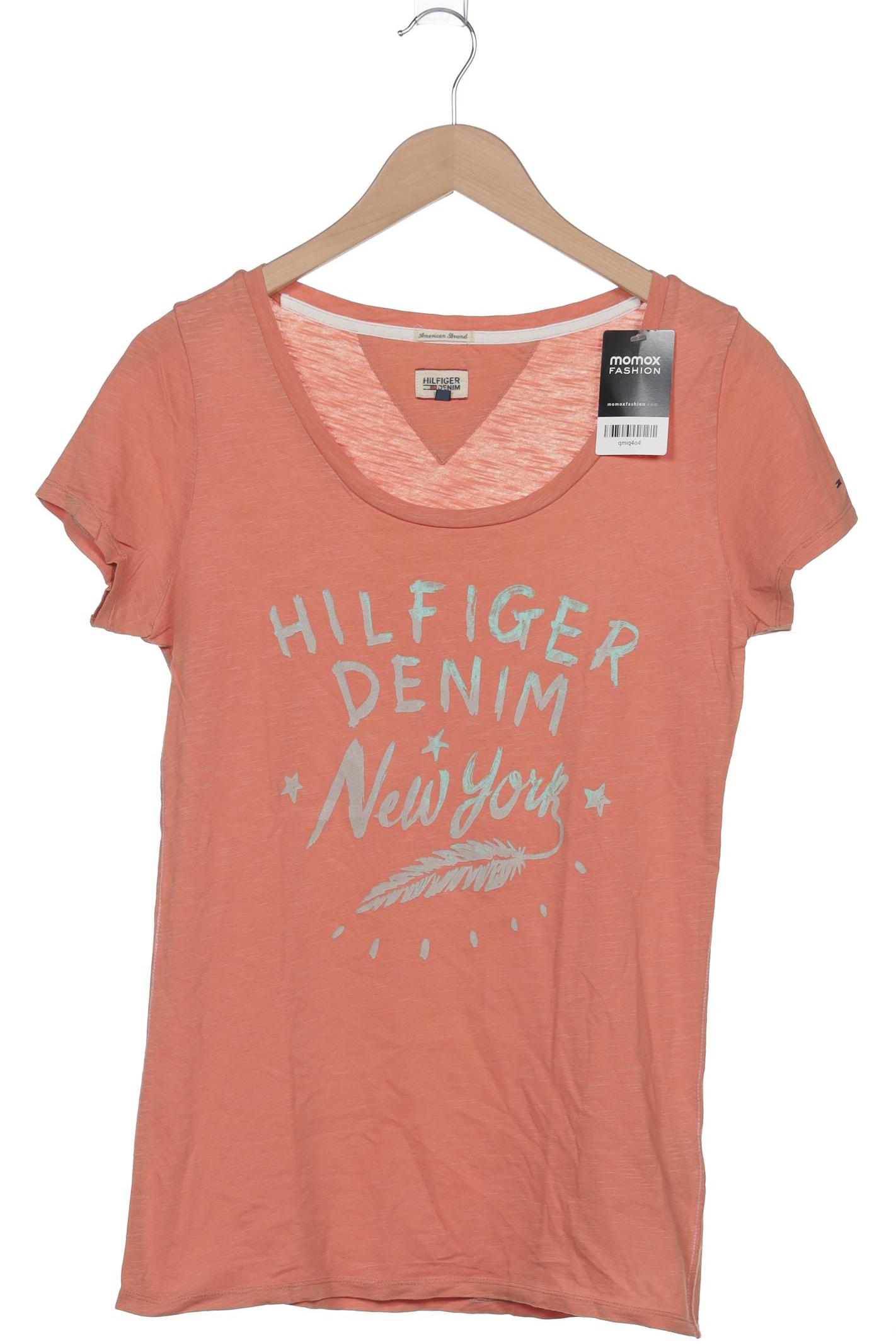 HILFIGER DENIM Damen T-Shirt, orange von Hilfiger Denim