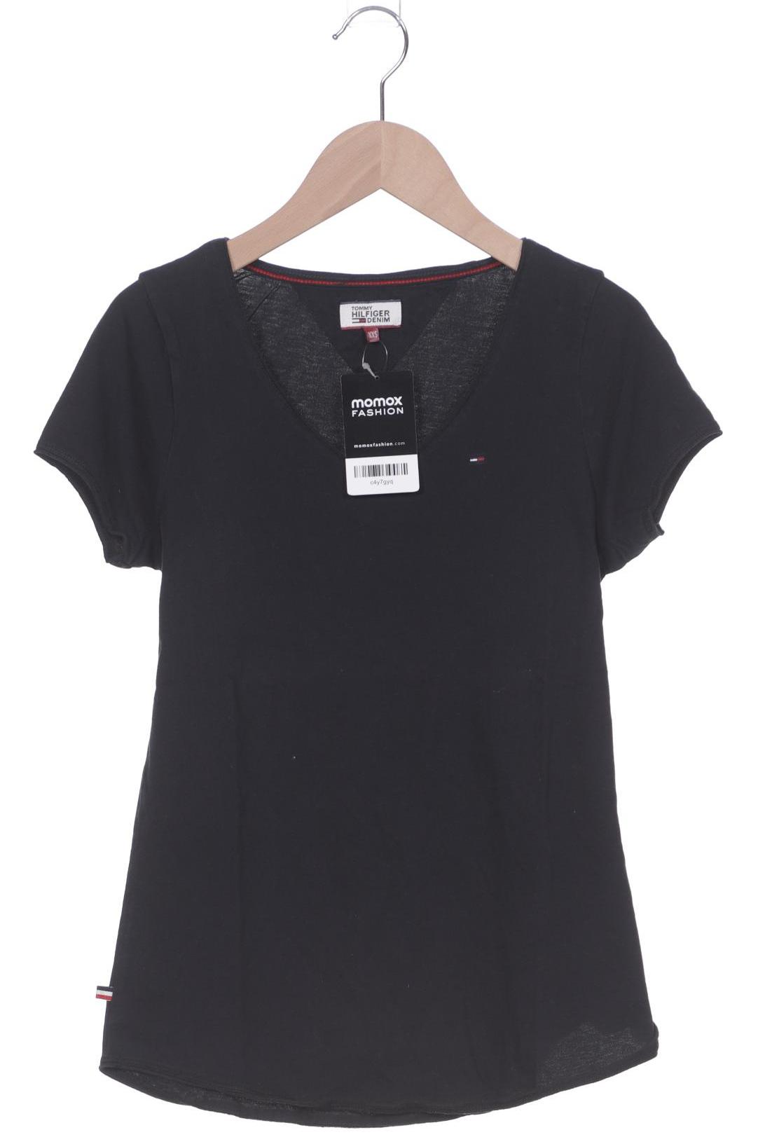 HILFIGER DENIM Damen T-Shirt, schwarz von Hilfiger Denim