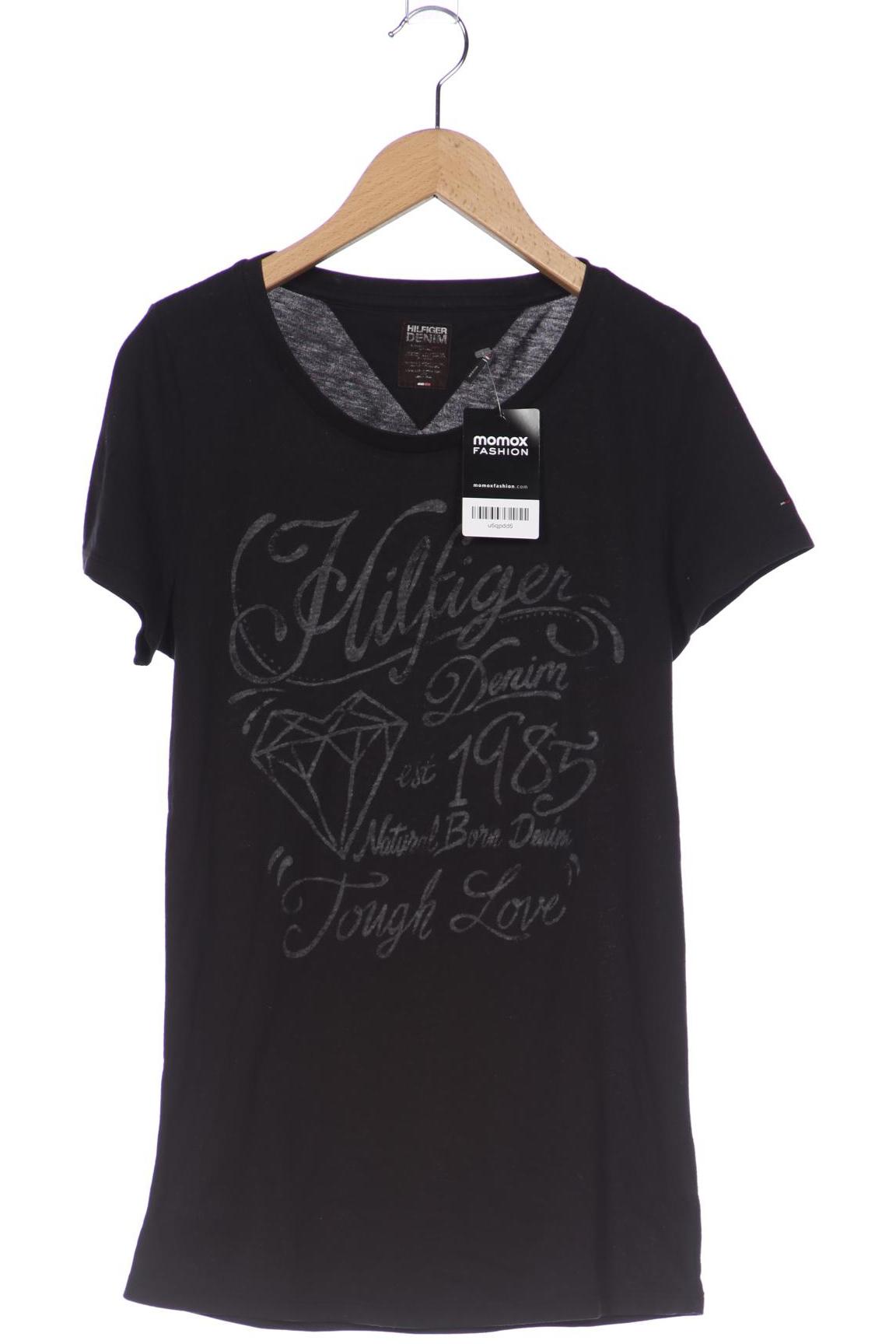 HILFIGER DENIM Damen T-Shirt, schwarz von Hilfiger Denim