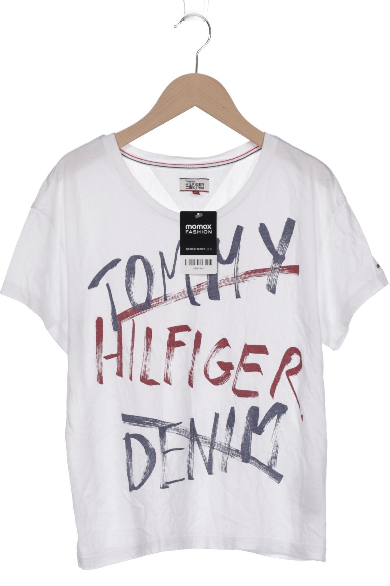 HILFIGER DENIM Damen T-Shirt, weiß von Hilfiger Denim