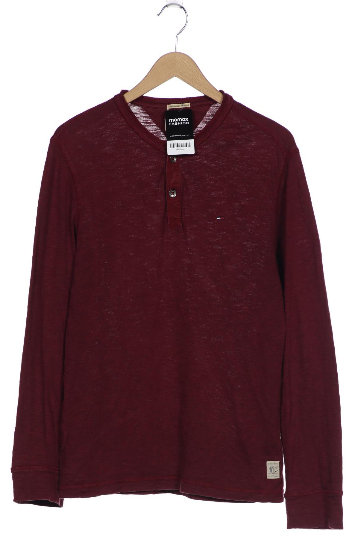 HILFIGER DENIM Herren Langarmshirt, bordeaux von Hilfiger Denim