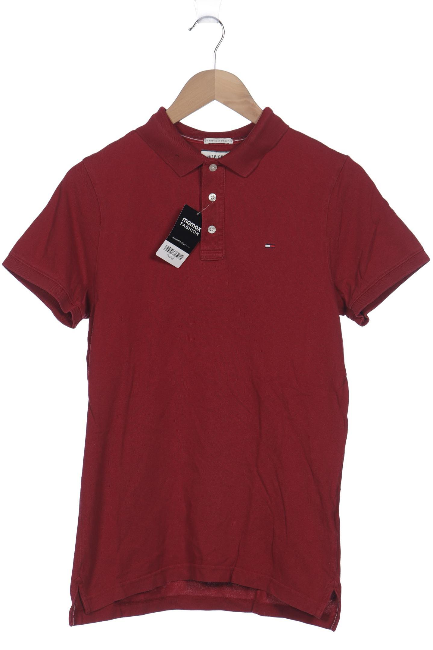 HILFIGER DENIM Herren Poloshirt, bordeaux von Hilfiger Denim