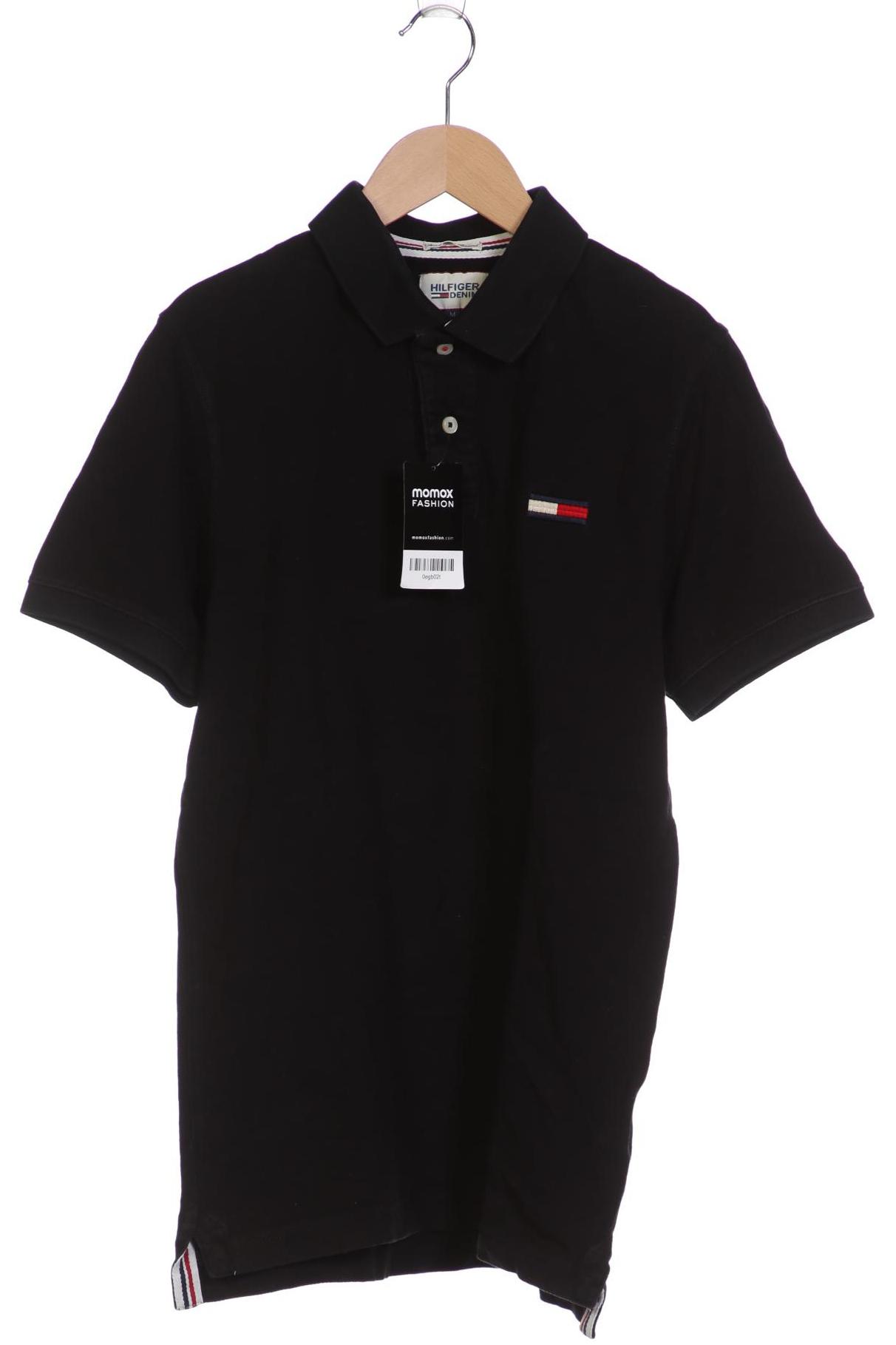 HILFIGER DENIM Herren Poloshirt, schwarz von Hilfiger Denim