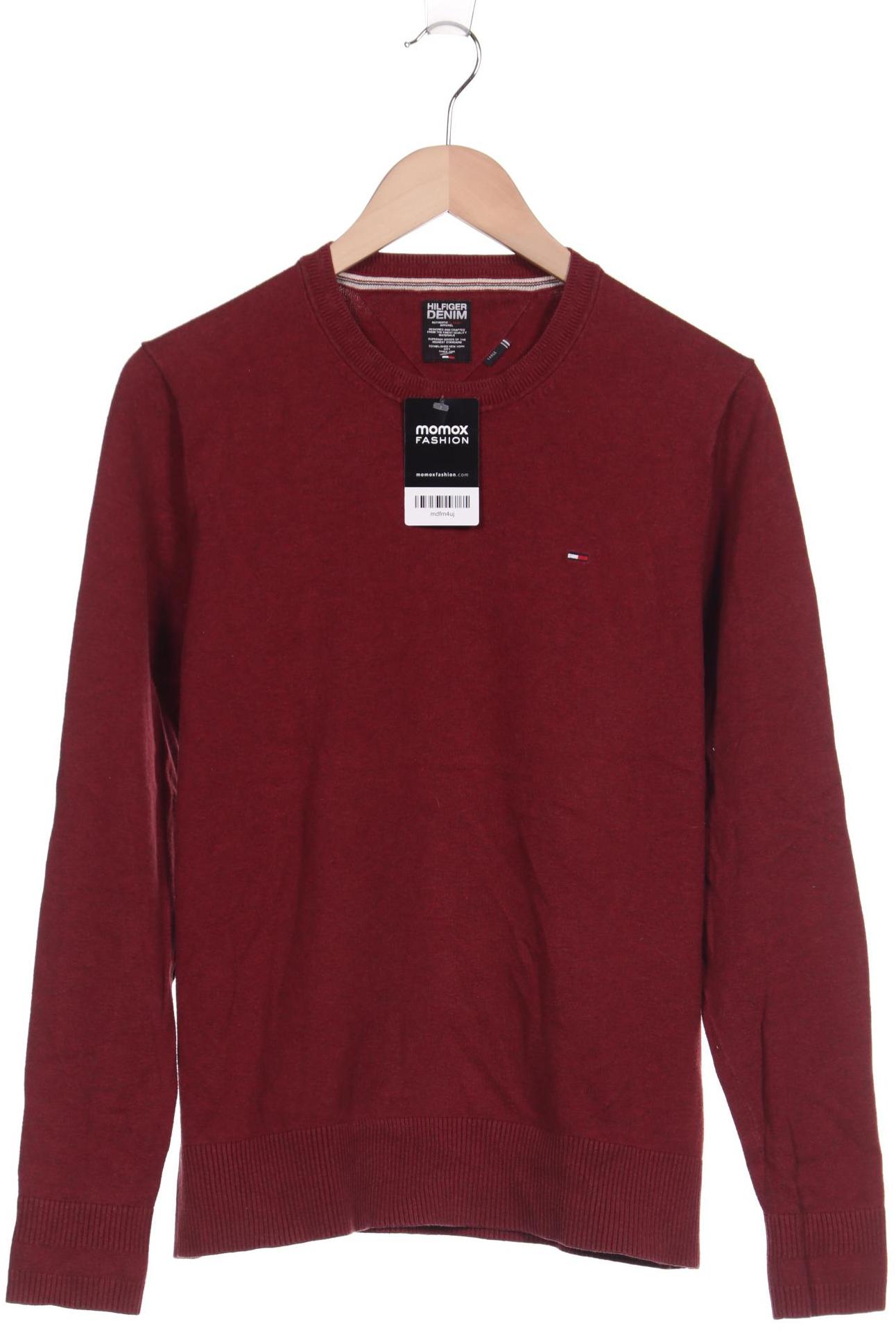 HILFIGER DENIM Herren Pullover, bordeaux von Hilfiger Denim