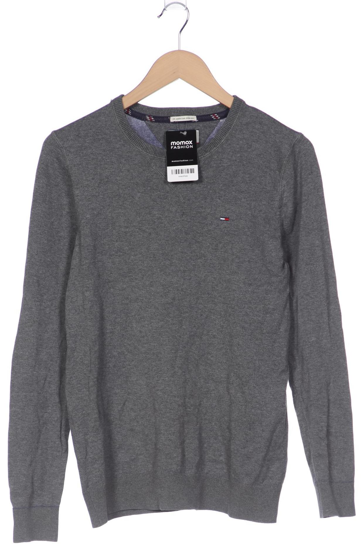 Hilfiger Denim Herren Pullover, grau, Gr. 48 von Hilfiger Denim