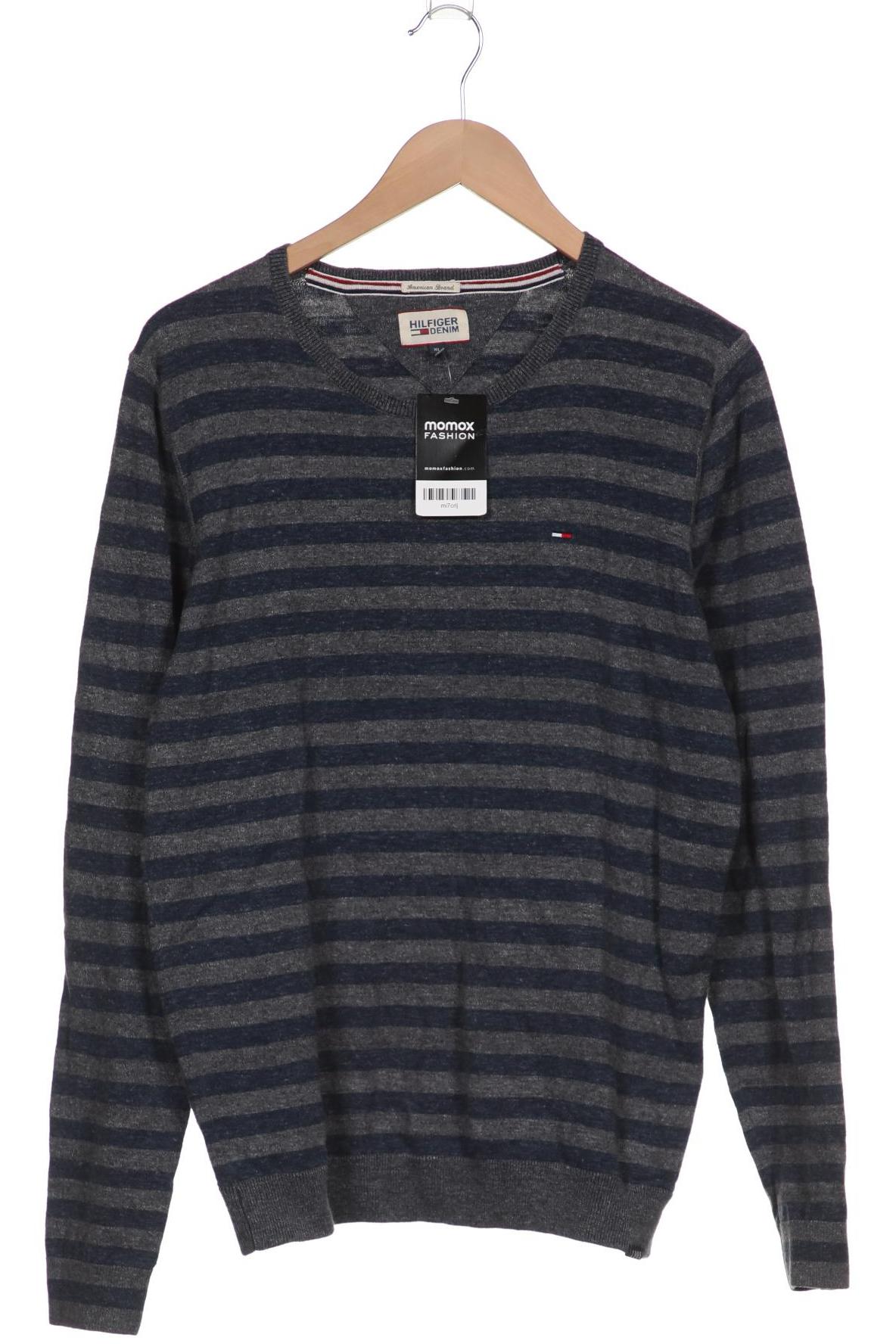 Hilfiger Denim Herren Pullover, grau, Gr. 54 von Hilfiger Denim