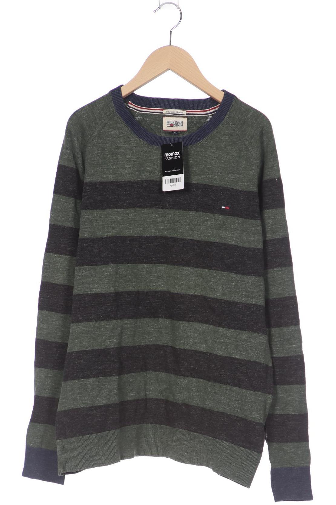 HILFIGER DENIM Herren Pullover, grün von Hilfiger Denim