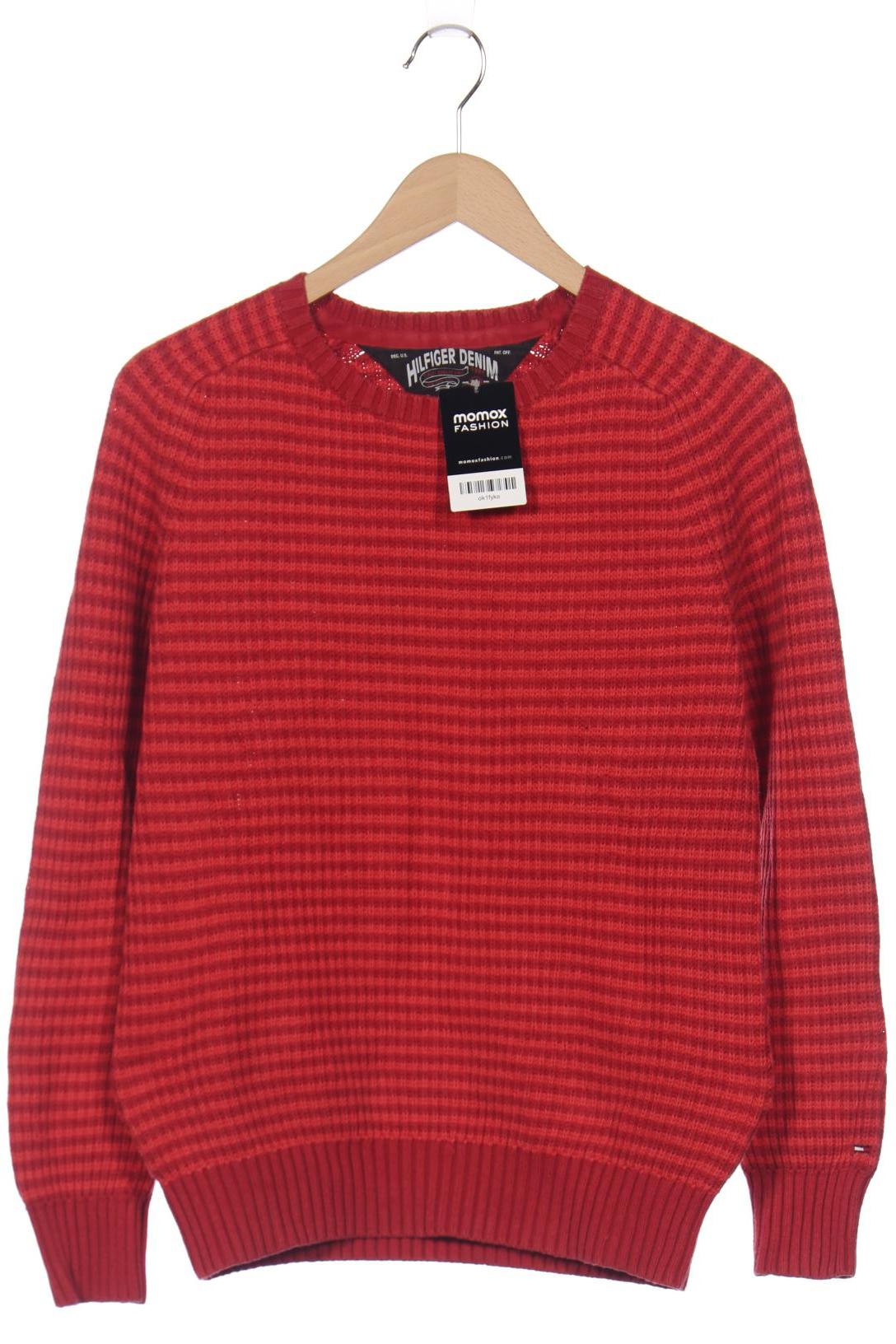 HILFIGER DENIM Herren Pullover, rot von Hilfiger Denim