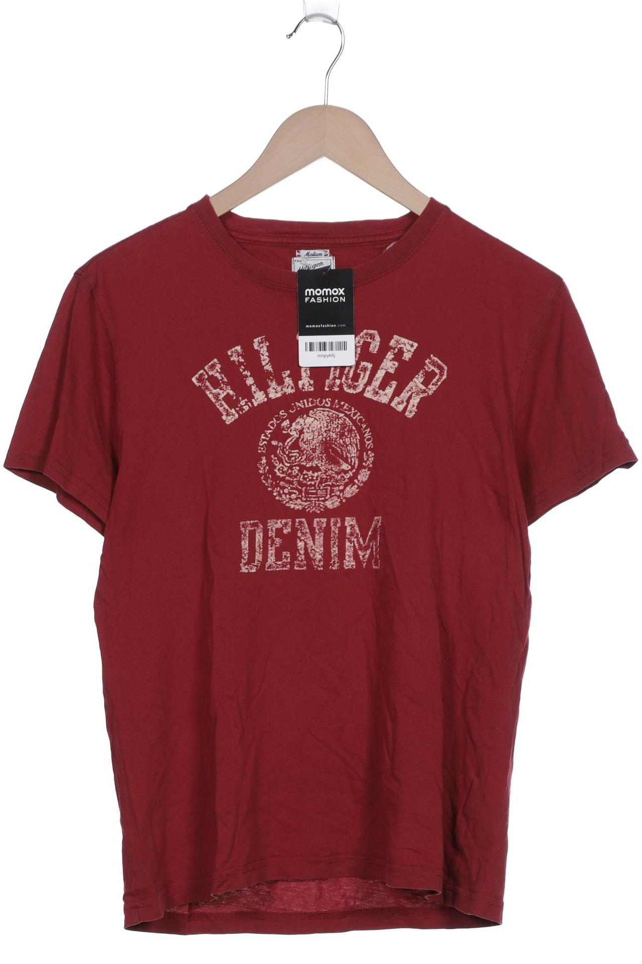 HILFIGER DENIM Herren T-Shirt, bordeaux von Hilfiger Denim