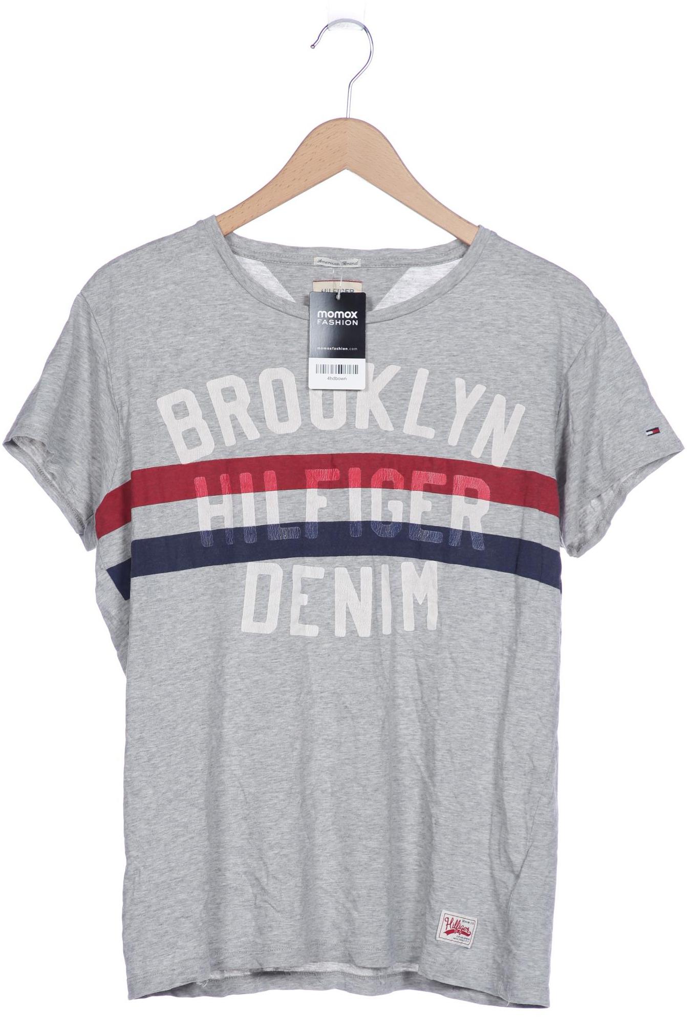 HILFIGER DENIM Herren T-Shirt, grau von Hilfiger Denim